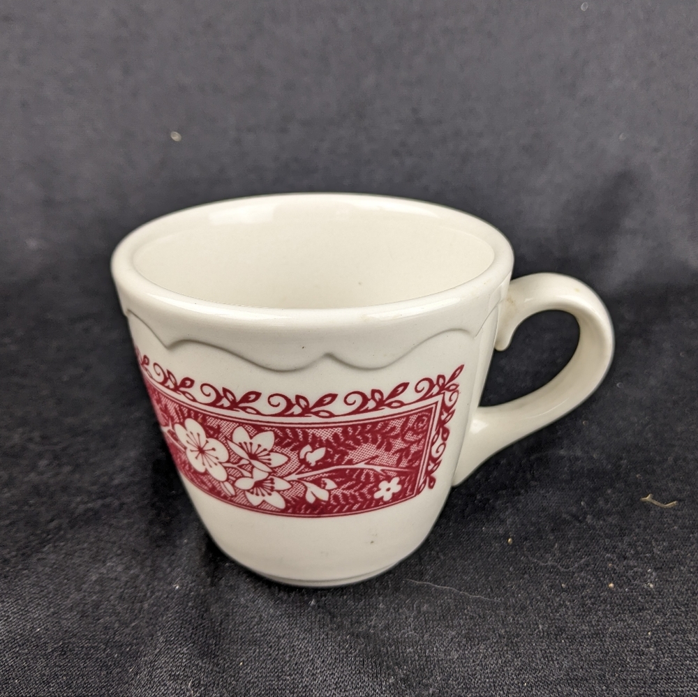 Vintage Syracuse china cherry blossom restaurant ware mug